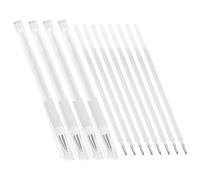 Générique Stylo Blanc en Plastique Solide Étanche pour Maquillage Professionnel Marqueur de Précision Longue Durée, pour Salon de Beauté