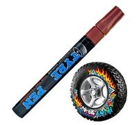 Générique Stylo De Peinture Pour Pneus | Marqueur Permanent Imperméable Effaçable Pour Dessin Sur Pneus | Stylo Dessin Pour Caoutchouc Et Bois | Pour Véhicules, Motos, Vélos, Métal et Verre