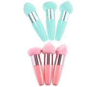 Générique Stylo Fond de Teint Éponge Lot de 6 Accessoires de Maquillage Portables pour Visage Correcteur et Poudre