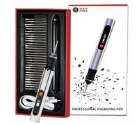 Générique Stylo Graveur - Accessoires De Gravure De Bijoux Sans Fil,Stylo Graveur Débutant - Pour Les Amateurs De Bricolage Artistes Menuisiers Constructeurs De Maquettes Création Sur Métal Verre