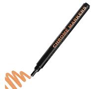 Générique Stylo Peinture Chrome - 4 Pièces Or Argent Bronze Imperméable,Stylo Chrome Liquide Permanent - Pour Métal Miroir Bois Roche Cuir Bijoux Modèles et Artisanat