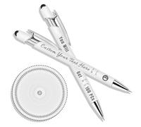 Générique Stylo Personnalisé avec Prenom Stylos à Bille Rétractables Stylet Gravé au Laser Personnalisé Stylo Bille Cadeau Personnalisé pour Mariage Homme Femme Collegue #038