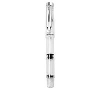 Générique Stylo Plume Calligraphie Brosse à Eau et Système de Remplissage à Piston, Stylo Rechargeable Transparent pour Lettrage et Dessin Artistique