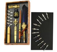 Générique Stylo plume et ensemble d'encre | Ensemble d'encre pour stylo plume Ensemble de stylos de calligraphie | pour stylo de calligraphie avec pointes de rechange, encre, bâtons de sc