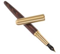 Générique Stylo Plume Marron en Bois et Iraurita Design Portable et Écriture Fluide pour Usage en Écoles et Bureaux Calligraphie Kit