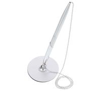 Générique Stylo Signature à Bille de Bureau Chaîne, Support Vertical Décoratif pour Comptoir d'Hôtel et Bureau d'Affaires, pour Adultes et Étudiants