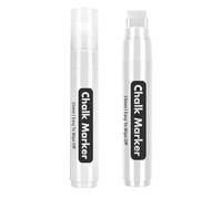 Générique Stylos à craie, Marqueur craie fenêtre 15 mm, Marqueur à pour peinture rupestre, tissu, métal, bois, toile, verre, céramique, stylo à liquide effaçable
