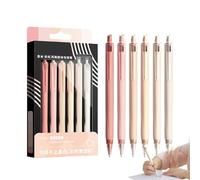 Générique Stylos À Pointe Fine Couleurs Assorties - Lavables 0,7 mm 6 Couleurs Rétractables | Set De Feutres Couleur Acrylique - pour étudiants enseignants écriture peinture à l'eau bande dessinée
