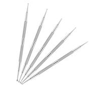 Générique Stylos à pointiller en acier inoxydable 5PCS avec autocollants variés pour peinture et décoration DIY pour artistes et débutants en nail art