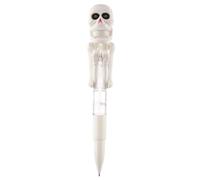 Générique Stylos de nouveauté | Stylo squelette | Crayons Halloween légers LED avec conception de | MATÉRIEL DE 7,09 pouces ABS avec action de bouton-poussoir pour les notes scolaires, griffo