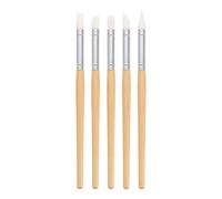 Générique Stylos de Sculpture en Bois et Silicone 5 Pièces Outils Polyvalents pour Modelage Argile et Dessin Professionnel pour Artistes Amateurs et Professionnels