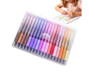 Générique Stylos effaçables - 24 Couleurs, Pointe Fine, Coloriage Et Dessin,Set De Stylos À Gel À Écriture Fluide - Pour École ureau, Voyage, Anniversaire, Femmes, Hommes, Enseignants,