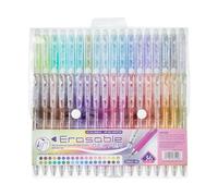 Générique Stylos Effaçables - 36 Couleurs Pointe Fine Stylos Effaçables,Fournitures Scolaires pour Écriture Dessin Coloriage Classe Enseignants Étudiants