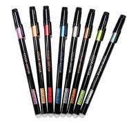 Générique Stylos Effaçables - 8 Pièces 0,7 mm Papeterie Multicolore,Stylo prise de notes - Pour Artistes Scrapbookers Éducateurs Journaling Études Loisirs Créatifs Planification École Maison Bureau