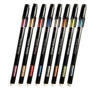 Générique Stylos Effaçables,8 Pièces 0,7 mm Papeterie Multicolore - Stylos D'Écriture À Encre Gel,Pour artistes, enseignants, étudiants, journaling, loisirs créatifs, croquis, école, maison et bureau