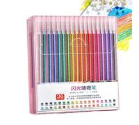 Générique Stylos et gel à paillettes, marqueurs pour colorier et dessiner | Ensemble de marqueurs pour adultes