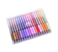 Générique Stylos Gel - 24 Couleurs écriture pointe fine rétractable - Set De Stylos À Gel À Écriture Fluide,Pour École ureau, Voyage, Anniversaire, Femmes, Hommes, Enseignants,