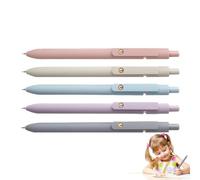 Générique Stylos gel 5 outils d'écriture fluide | Stylos Encre Noire Pour journaling, notes, école, université, bureau, affaires, maison, , hommes, femmes, étudiants Morandi
