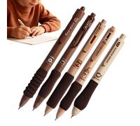 Générique Stylos Gel Mignons | 5 pièces pointe 0,5 mm encre noire café | Stylos À Encre Gel Pour Étudiants,Pour la maison, l'école ureau, réunion, prise de notes, écriture et dessin