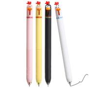 Générique Stylos Gel Noirs Rétractable Pointe Fine 0,5 mm Écriture Fluide