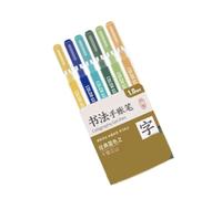 Générique Stylos gel pour la pratique de l ' écriture manuscrite, Type 1 | Pointes en forme pour le contrôle de la largeur des lignes, sortie d ' encre gel constante, écriture expressive