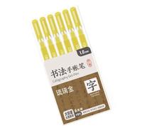 Générique Stylos gel pour la pratique de l ' écriture manuscrite, Type 5 | Pointes en forme pour le contrôle de la largeur des lignes, sortie d ' encre gel constante, écriture expressive