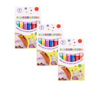 Générique Stylos Popcorn 6 Couleurs,Kit Stylos Popcorn Gonflables | Stylos à Dessin 3D Effet Pop, Matériel de Bricolage Créatif pour Activités Enfantines, Loisirs Artistiques Manuels