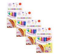 Générique Stylos Popcorn 6 Couleurs,Kit Stylos Popcorn Gonflables | Stylos à Dessin 3D Effet Pop, Matériel de Bricolage Créatif pour Activités Enfantines, Loisirs Artistiques Manuels