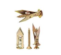 Générique Subscrsidewa Drywall Anchors, Self Drilling Anchors with Screws Kit, Self Diamond Anchors, Heavy Duty Wall Fixings, Drywall Anchors and Screws Kit for Mounting Shelf, Picture, Decor