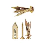 Générique Subscrsidewa Drywall Anchors, Self Drilling Anchors with Screws Kit, Self Diamond Anchors, Heavy Duty Wall Fixings, Drywall Anchors and Screws Kit for Mounting Shelf, Picture, Decor