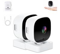 Générique Succeedto Crystal Clear 2k Security Camera, Window Security Camera, Wireless Window Cameras for Home Securitys Indoor, Color Night Vision, Vision 24/7 Recording & Smart (2pcs)