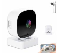 Générique Succeedto Crystal Clear 2k Security Camera, Wireless Window Cameras for Home Security Indoor, Color Night Vision, 24/7 Recording & Smart Alerts Easy Install (1 pcs)