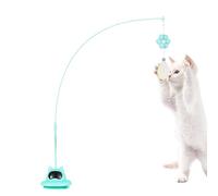 Générique Suction Cat Wand Toy, Interactive Spring Teaser, 8.66x12.6 inches Engaging Catcher & Bell, Hands- Cat Stick for Bored Kittens, Jump Pounce Exercise Play, Cats, Indoor