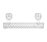 Générique Suction Cup Bathroom Shelf, Shower Organizer, 12.2cm/4.8in 37.3/14.69inhches Space-Saving Wall Rack, Sturdy Storage for Skin Care, Seasoning Holder, Adjustable Size, for Kitchen,