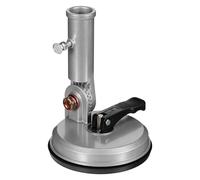 Générique Suction Cup Flagpole Holder Adjustable Aluminum Base for Car Roof Utv Motorcycle Stable No-Drill Installation for Camping Flags National Holidays