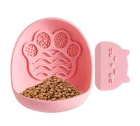 Générique Suction Cup Silicone Non-Slip Pet Bowl | Slow Eating Cat Bowl