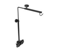 Générique Suction Reptile Lamp Holder - Metal Adjustable 23-28.5cm Width 40.5-70cm Height | Aquarium Hanging Light Stand Dome Bracket | Stable Lamp Support for Tortoise Lizards Bearded Dragon Tanks