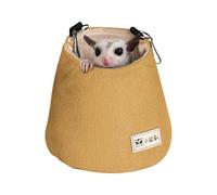 Générique Sugar Glider Pouch - 40g Cotton Nest Squirrel Bed for Cage | 5.91 * 5.91in Sugar Glider Pouch Bed, Small Animals Removable Nest Mat for Hamster, Syrian Hamster Sack Swing