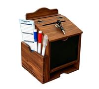 Générique Suggestion Box Decorative - Lockable Box With Pen And Card