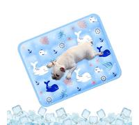 Générique Summer Pet Cooling Mat, Pet Sleeping Bed, 11.81x15.75 inches Heat Relief Pad, with Self-Chilling Fabric, Lightweight Breathable Cushion, Washable Heat Dissipating Liner for Home Living Room