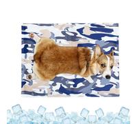 Générique Summer Pet Cooling Pad - Keeps Dogs Cats Cool + | Multi-Functional Cooling Gel Cushion | for Indoor Outdoor Kennel Floor Car Seat Camping, Portable & Waterproof