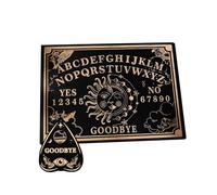 Générique Sun Board - Style Mystique, décoratif, Symbolique et Artisanal | Planche parlante de Divination en Bois avec Boussole à Lettres pour méditation, rituel, Guidage Spirituel, Affichage à