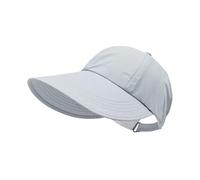 Générique Sun Hat - Polyester Fiber | Quick-Drying Wide Brim UV Protection Cap with Ponytail Opening | Open Top Sun Hat for Hiking Gardening Beach and Travel for Breathable Coverage