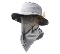 Générique Sun Hats for Men - Lightweight Adjustable,Fisherman Hat with Face Cover - Backpacking Camping Hiking Beach Picnic Vacation Commuting Work Outdoor Men Women Adults Youth Teens