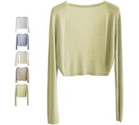 Générique Sun Knit Cardigan Women's Thin, Long Sleeve Knit Cardigan Coat Shawl Air-Conditioned Shirt