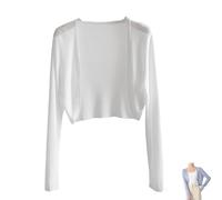 Générique Sun Knit Cardigan Women's Thin, Long Sleeve Knit Cardigan Coat Shawl Air-Conditioned Shirt