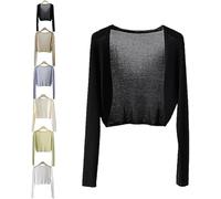 Générique Sun Knit Cardigan Women's Thin, Long Sleeve Knit Cardigan Coat Shawl Air-Conditioned Shirt