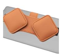 Générique Sunglasses Holders For Car Visor - PU 14.5x7cm | Eyeglass Clip Magnetic Sun Hanger | Auto Glasses Storage Ticket Card Mount Organizer For Vehicles Cars SUVs Driving Daily Travel