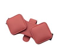 Générique Sunglasses Holders For Car Visor - PU 14.5x7cm | Eyeglass Clip Magnetic Sun Hanger | Auto Glasses Storage Ticket Card Mount Organizer For Vehicles Cars SUVs Driving Daily Travel