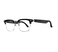 Générique Super Black Technology Smart Wireless Headphone Sunglasses, 2025 Bluetooth Camera Smart Glasses(anti-blue light)